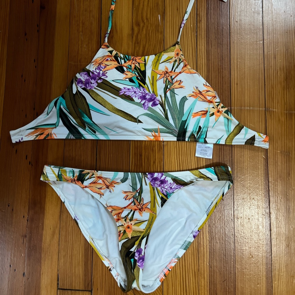 Body Glove - Halter Swimsuit Top & Matching Swimsuit Bottom